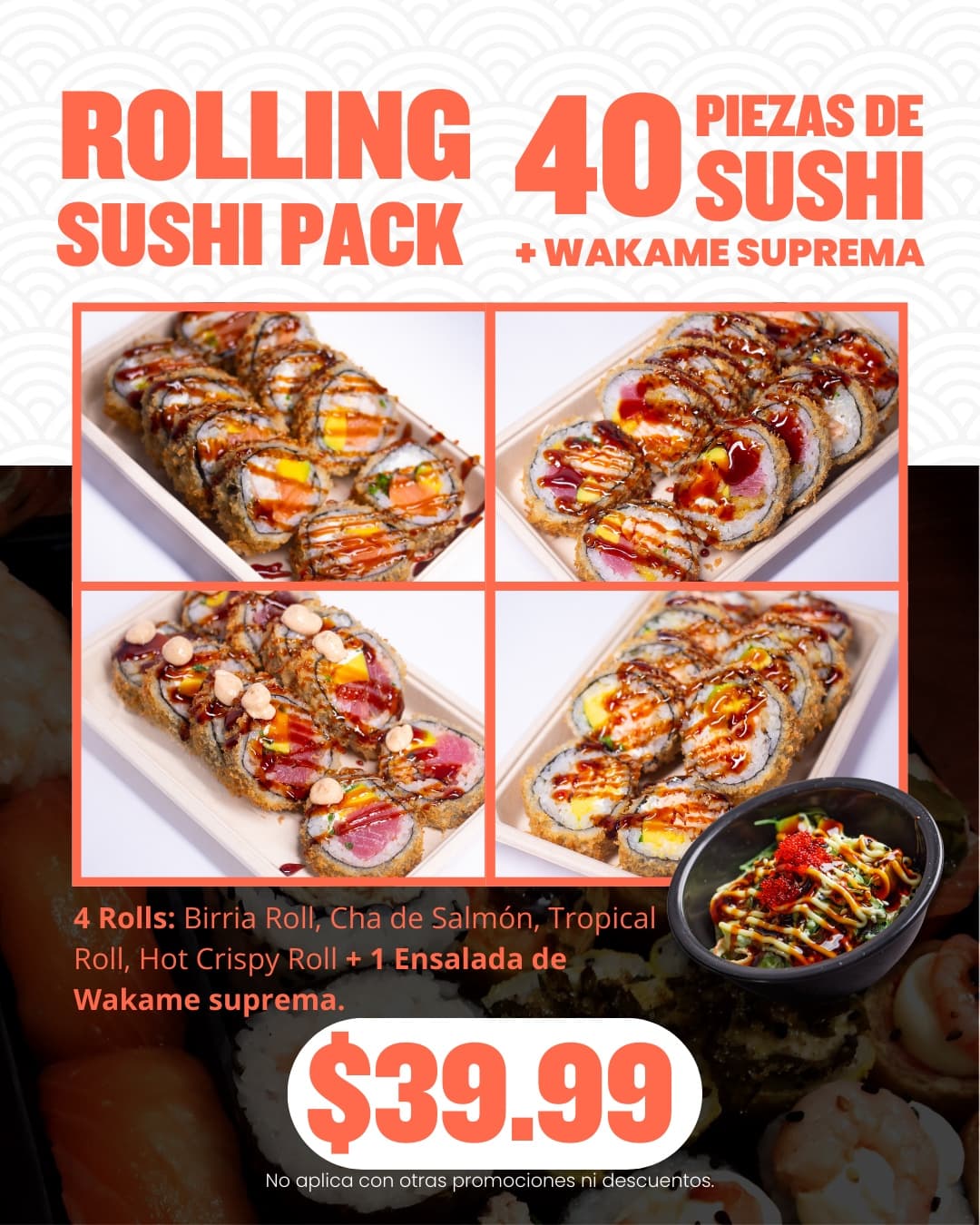 Sushi Pack 40 Pcs