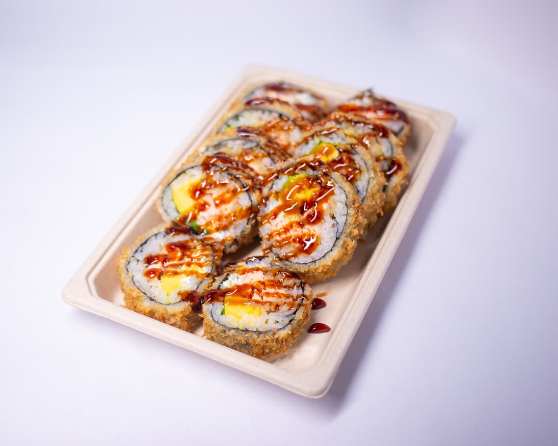 Cha de salmón roll
