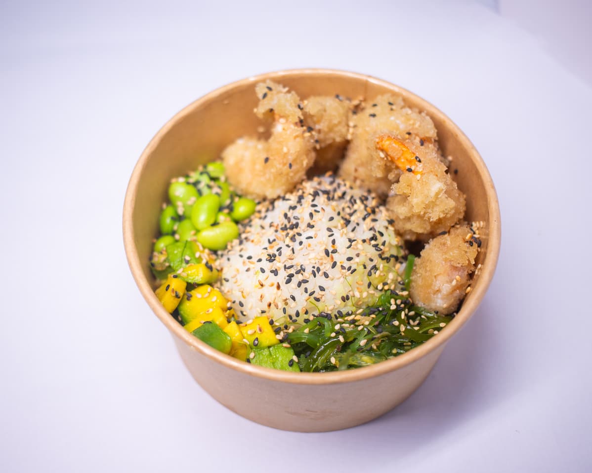 Poke camarón crispy